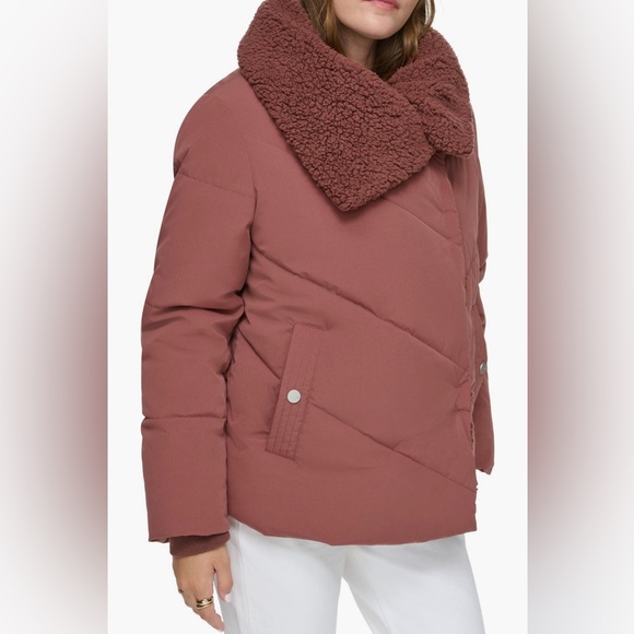 Marc Andrew Women's Maroon Fig Coloree Jacket - Picture 3 of 3